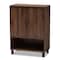 Baxton Studio Rossin 2-Door Wood Entryway Shoe Storage Cabinet 153-9154 - alternate 1